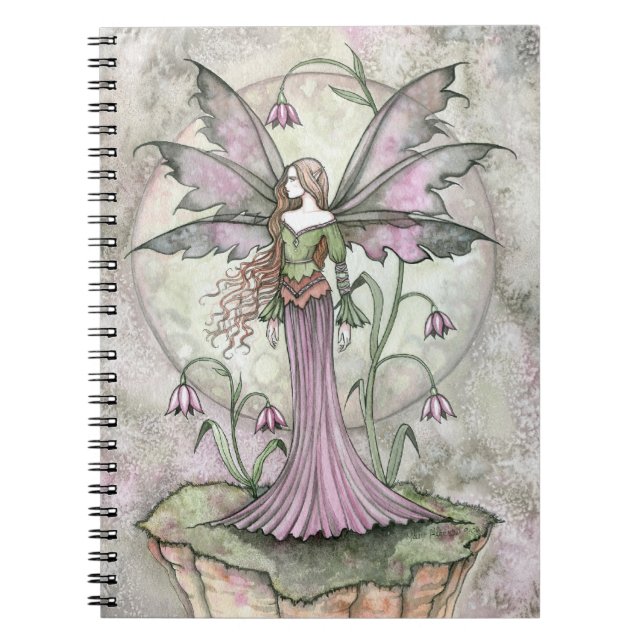 Tranquil Moon Blume Fairy Notebook Notizblock (Vorderseite)