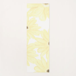 Tranquil Morning Yellow Flowers  Yogamatte