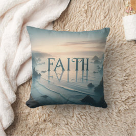 Tranquil Seascape Faith Kissen
