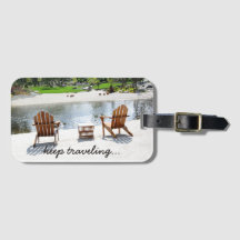 Tranquil Strand-Stuhl-Foto behalten das Reisen