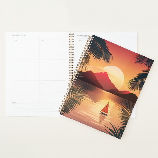 ⛵ Tranquil Sunset Segelplaner 🌅 📘 Planer (Anzeige)
