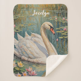 Tranquil Swan Serenade Sherpadecke
