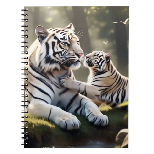 Tranquil Tiger Notebook – Elegant Animal Journal (Devant)