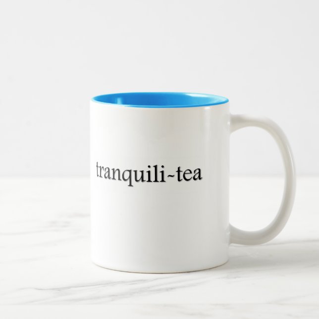 Tranquili-Tee Tee-Schale Zweifarbige Tasse (Rechts)