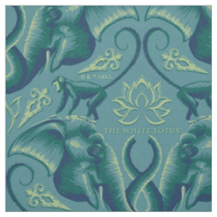 Tranquisit Safari Tapestry Pattern - Der weiße Lot Stoff