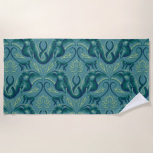 Tranquisit Safari Tapestry Pattern - Der weiße Lot Strandtuch