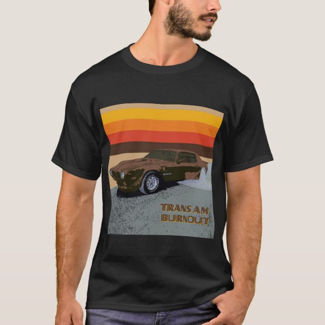 Trans Am Burnout T - Shirt Dark (Vorderseite)