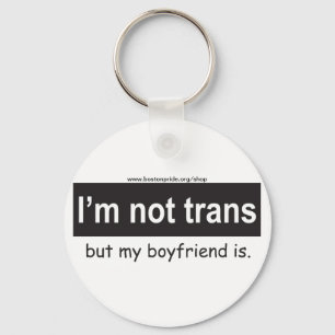 Trans Boyfriend Square Keychain Schlüsselanhänger