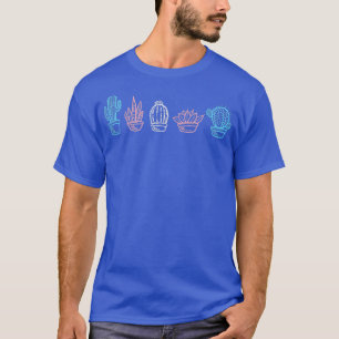 Trans Cactus sukkulente Pflanze Transgender Pride T-Shirt