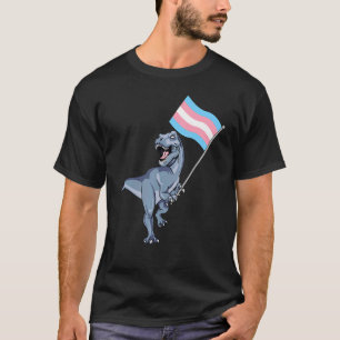Trans Dinosaurier Transexual Dino LGBt Pride Trans T-Shirt