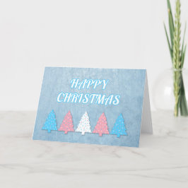 Trans-Farben Feiertagskarte