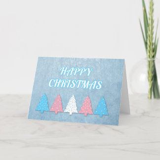 Trans-Farben Feiertagskarte