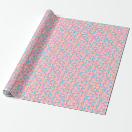 Trans Flag Niedlich Blau Pink Weiße Sprinklen Must Geschenkpapier