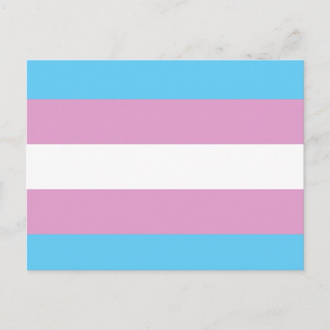 TRANS FLAG ORIGINAL -.pnng Postkarte (Vorderseite)