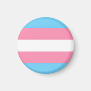 Trans Flagge auf Magnet