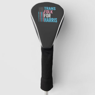 Trans Folk für Harris-Wahlen Transgender LGBT Golf Headcover