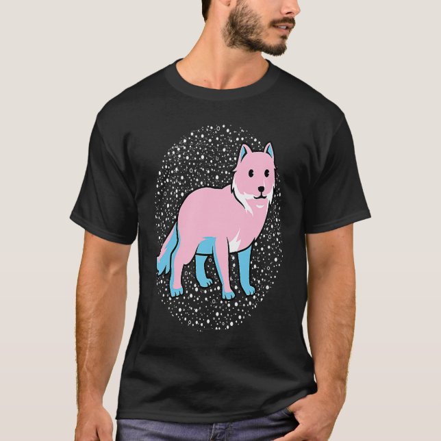 Trans Fox Transgender T-Shirt (Vorderseite)
