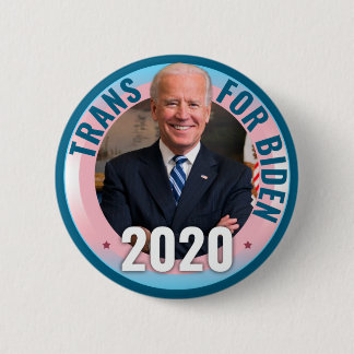 Trans für Joe Biden 2020 für Präsident - Demokrat Button