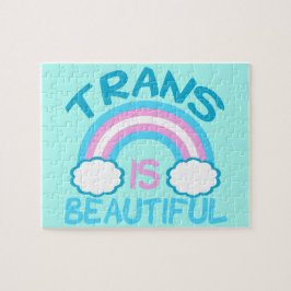 Trans ist wunderschön Transgender Rainbow