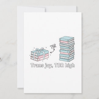 Trans Joy, TBR High – LGBTQ Reading Pride Einladung