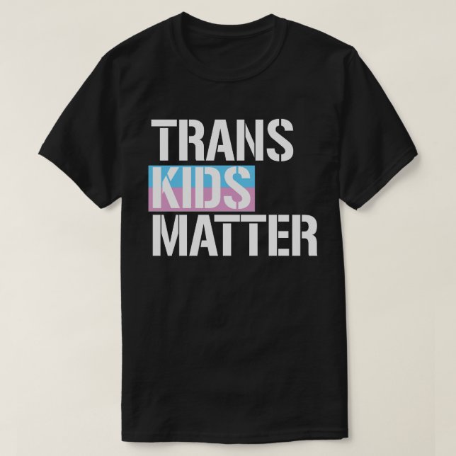 Trans Kids Materie T-Shirt (Design vorne)