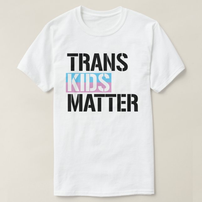 Trans Kids Materie T-Shirt (Design vorne)