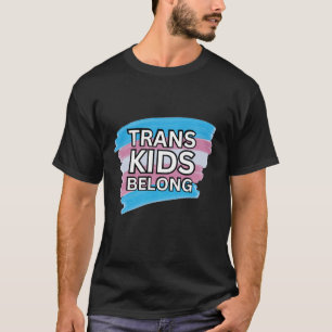Trans-Kinder gehören transgender Verbündeter Trans T-Shirt