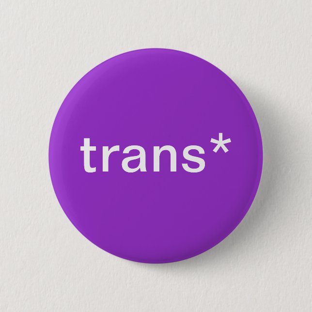 trans* Knopf Button (Vorderseite)