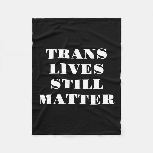 Trans lebt noch - Trans Rights 3 Fleecedecke (Vorderseite)