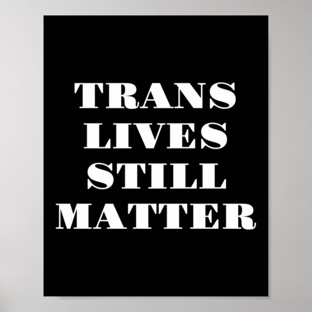 Trans lebt noch - Trans Rights 3 Poster (Vorne)