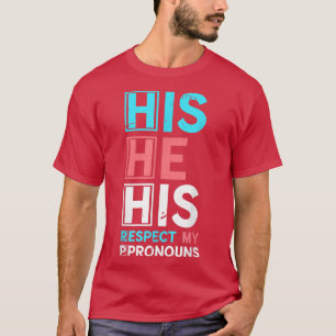 Trans Men Pronouns Er sein Transgender LGBTQ Tr T-Shirt