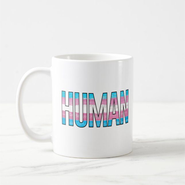 Trans Mensch Kaffeetasse (Links)