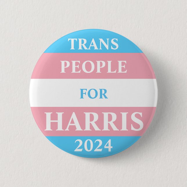 Trans People für Harris Button (Vorderseite)