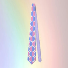 Trans Pride Circles Krawatte: Bold & Proud Krawatte