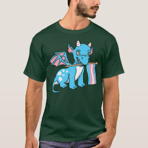 Trans Pride Dragon Transgender Pride T-Shirt