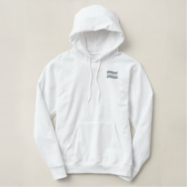 Trans Pride Flag bestickt Hoodie