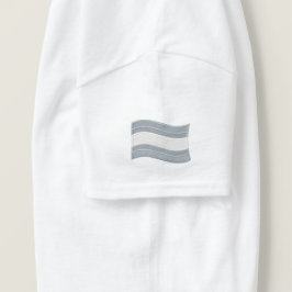 Trans-Pride-Flag besticktes Shirt