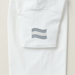 Trans-Pride-Markierung bestickter T - Shirt