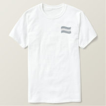 Trans-Pride-Markierung bestickter T - Shirt