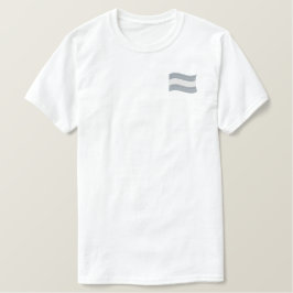 Trans-Pride-Markierung bestickter T - Shirt