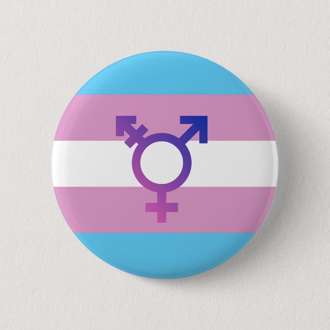 Trans-Pride-Markierung Button (Vorderseite)