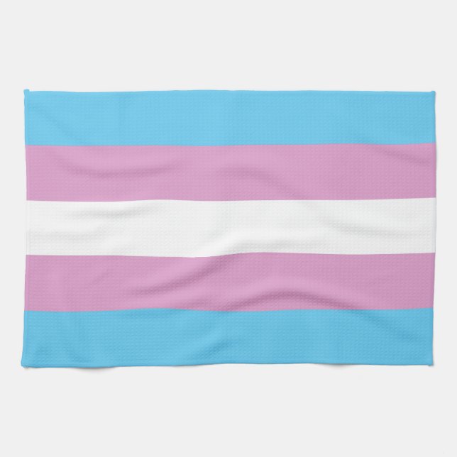 Trans-Pride-Markierung Geschirrtuch (Horizontal)