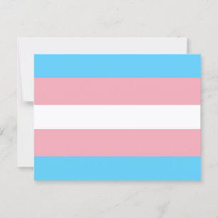 Trans-Pride-Markierung Postkarte