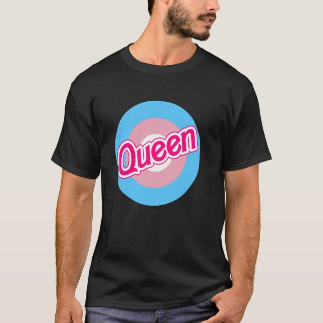Trans-Pride-Mod-Ziel - Transponderflagge T-Shirt (Vorderseite)