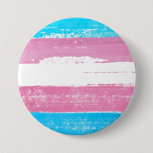 Trans Pride Paint Button (Vorderseite)