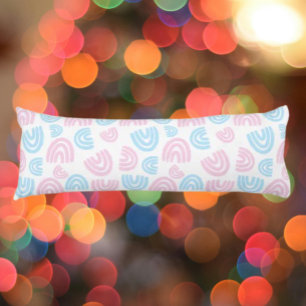 Trans Pride Pastel Rainbow Kissen