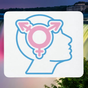 Trans Pride Symbol Mauspad