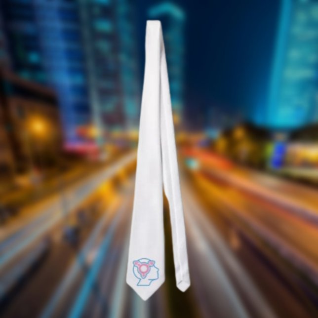 Trans Pride Symbol Necktie Krawatte (Von Creator hochgeladen)