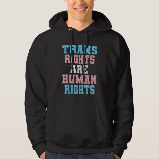 Trans Recht sind Menschenrechte Trans Gay Les Lgbt Hoodie