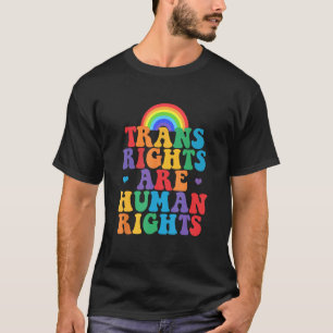 Trans Recht sind Menschenrechte Transgender LGBTQ T-Shirt